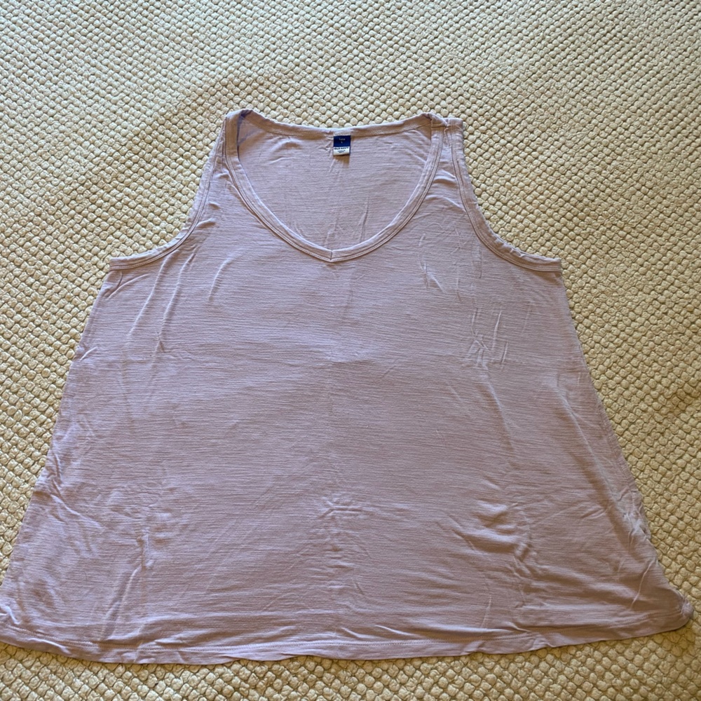 Women's Lavender Sleeveless Activewear Casual Top